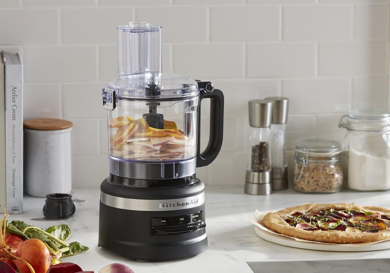 KitchenAid KFP0718CU Food Processor, 7 Cup, Contour Silver