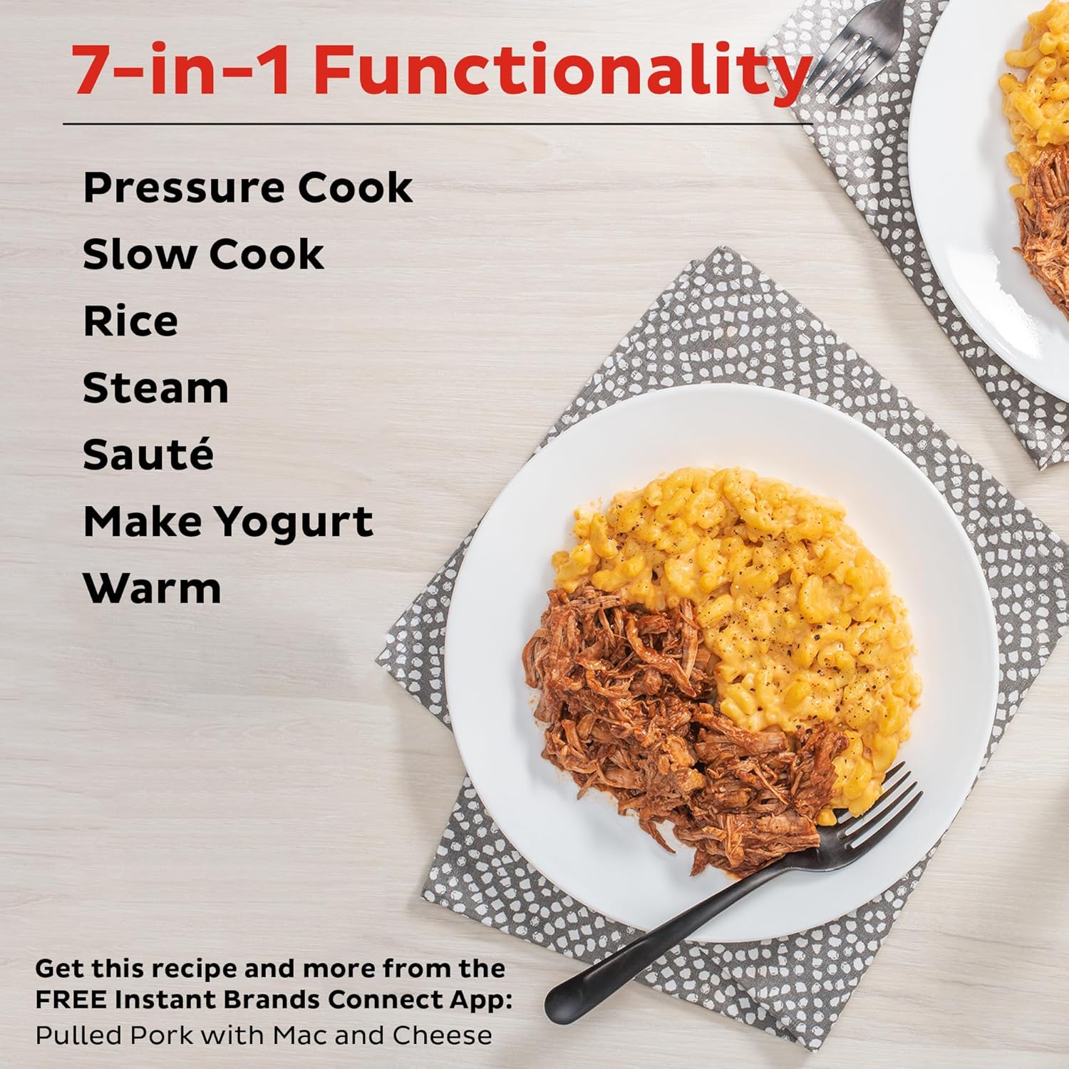 Instant Pot Duo 7-in-1 Mini Electric Pressure Cooker, Slow Rice Cooker, Steamer, Sauté, Yogurt Maker, Warmer & Sterilizer, Includes Free App with over 1900 Recipes, Stainless Steel, 3 Quart