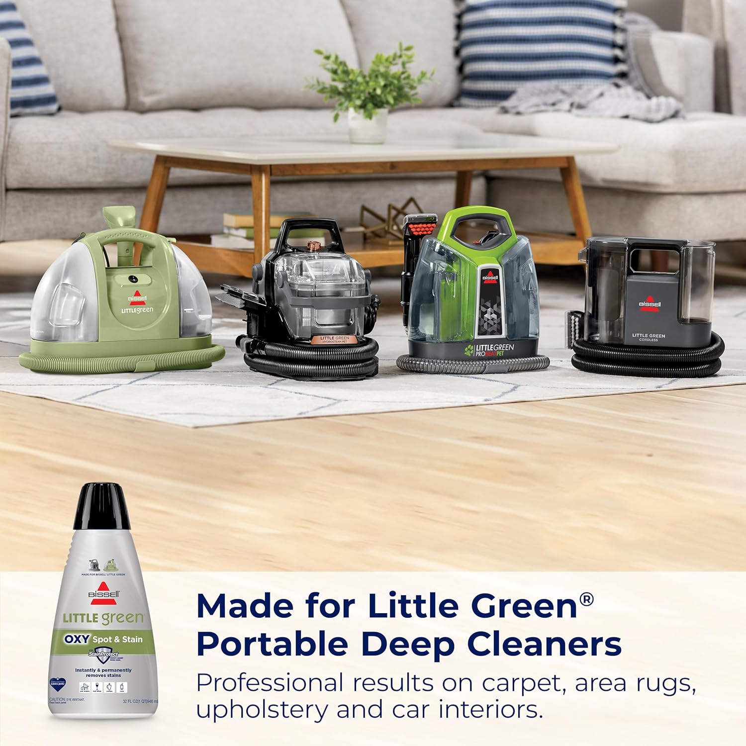 Bissell® PET PRO OXY Spot & Stain Formula for Portable Carpet Cleaners, 32 oz., 2034