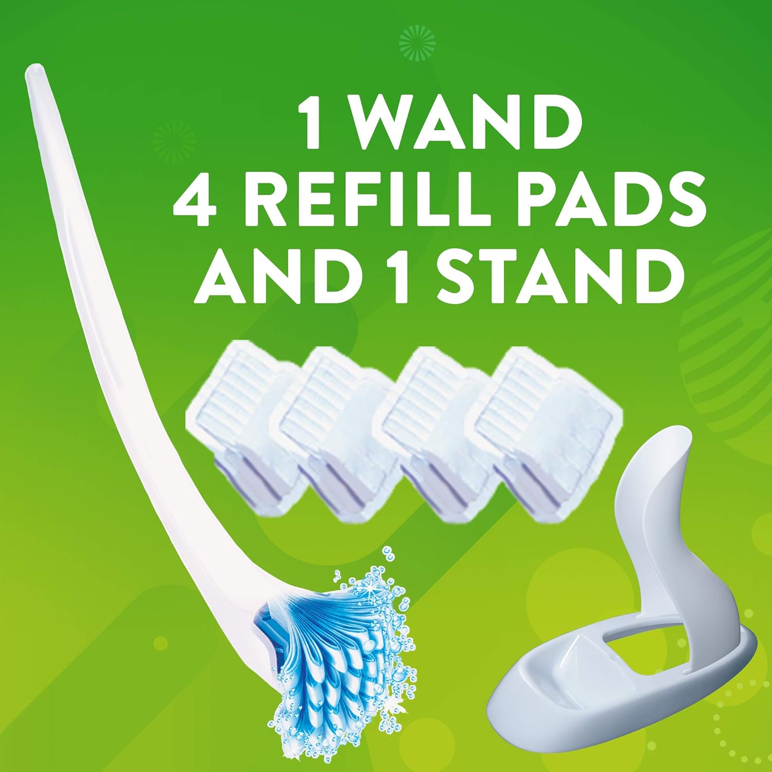 Scrubbing Bubbles Flushable Toilet Wand Refills, Fresh Brush Toilet Cleaner Refill Pads, Cleans Limescale & Fights Odors, Citrus Scent, 20 Count, Pack of 1
