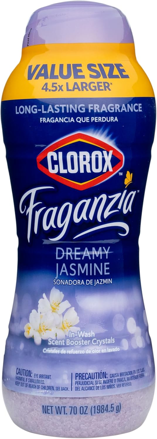 Clorox Fraganzia In-Wash Scent Booster Crystals in Ocean Scent, 18 Oz Twin Pack | Laundry Scent Booster Crystals | In-wash Scent Booster for Fresh Laundry in Ocean Scent 18 Ounce Twin Pack, 36oz