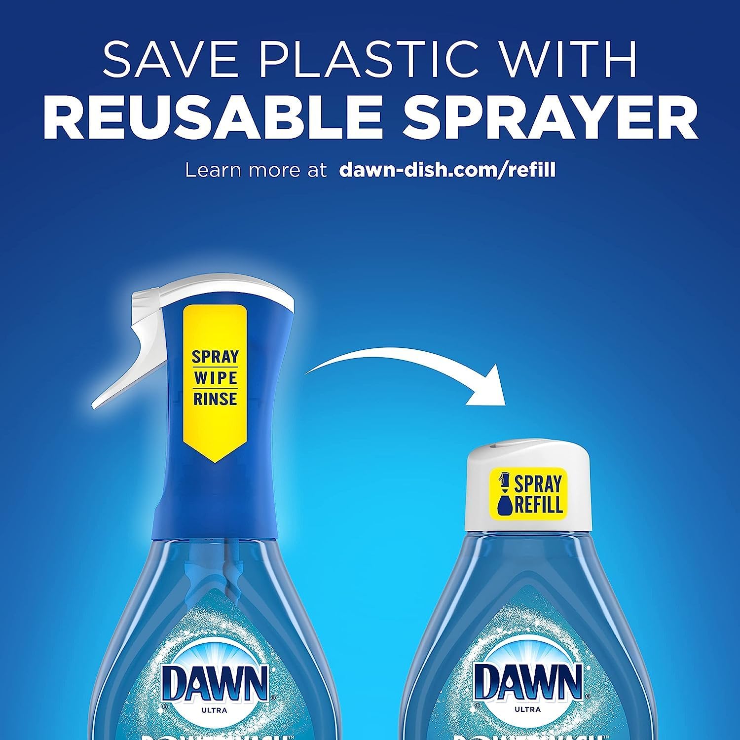 Dawn Platinum Powerwash Dish Spray, Dish Soap, Apple Scent, 16oz