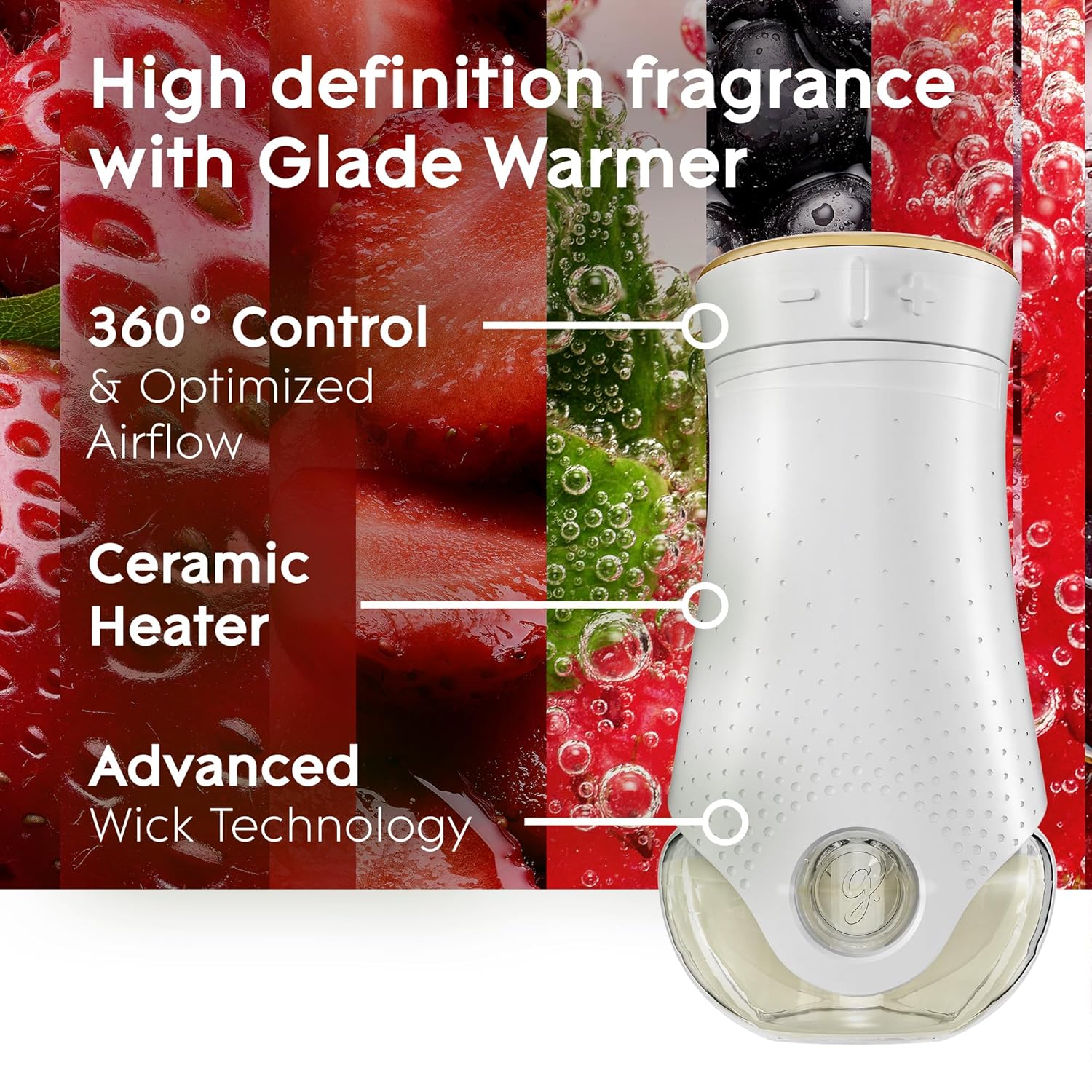 Glade PlugIns Air Freshener Starter Kit, Scented and Essential Oils for Home and Bathroom, Clean Linen, 4.02 Fl Oz, 2 Warmers and 6 Refills