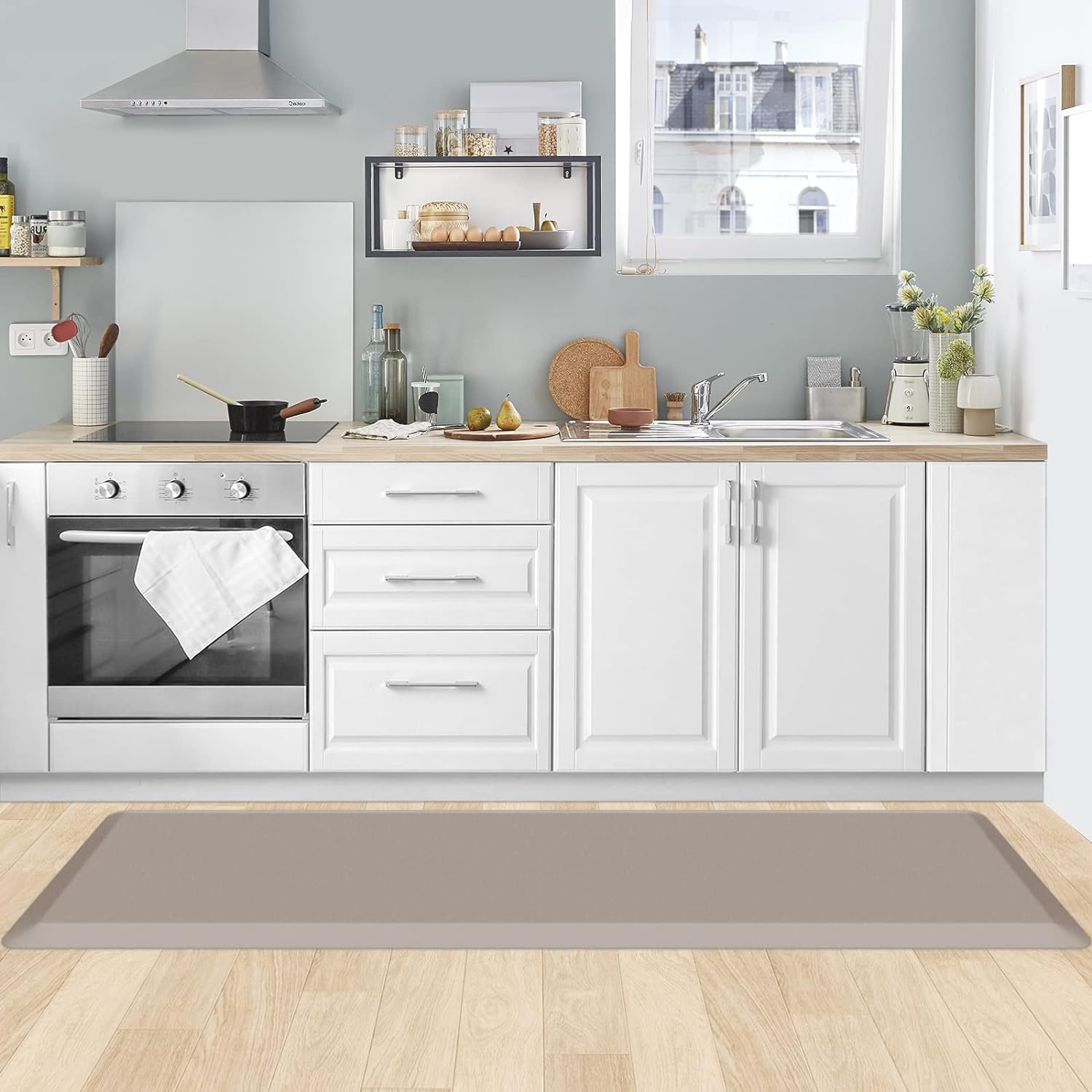 KitchenClouds Kitchen Mat Cushioned Anti Fatigue Rug 17.3