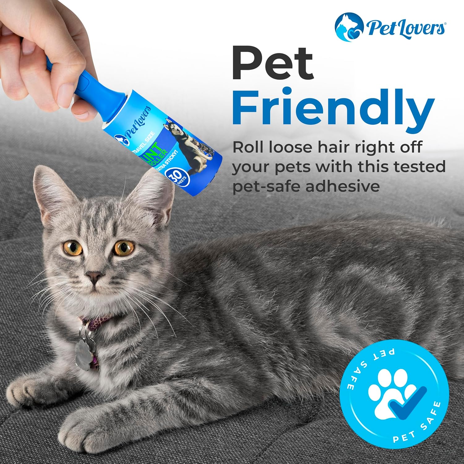 PetLovers Lint Rollers for Pet Hair Extra Sticky 420 Sheets - Lint Remover for Clothes