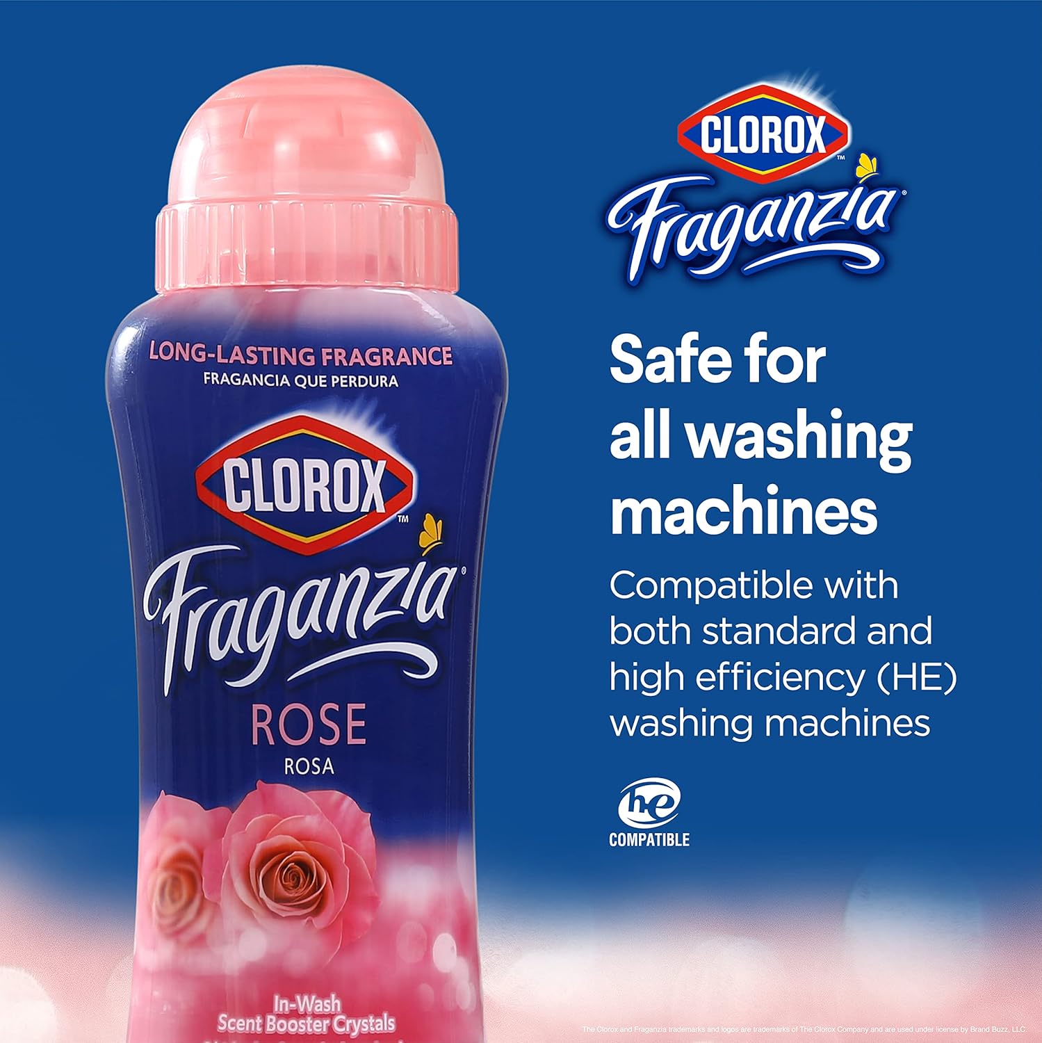 Clorox Fraganzia In-Wash Scent Booster Crystals in Ocean Scent, 18 Oz Twin Pack | Laundry Scent Booster Crystals | In-wash Scent Booster for Fresh Laundry in Ocean Scent 18 Ounce Twin Pack, 36oz