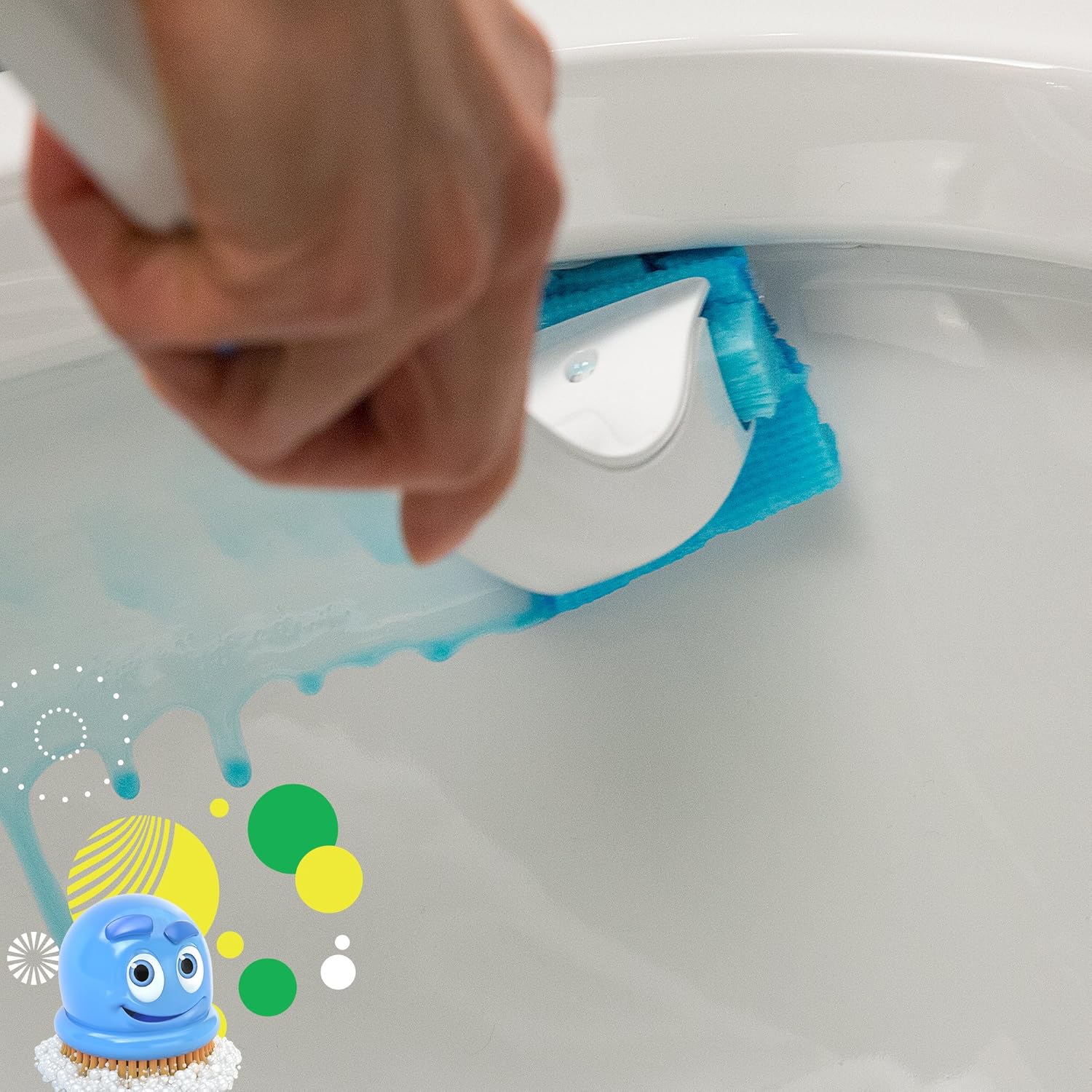 Scrubbing Bubbles Flushable Toilet Wand Refills, Fresh Brush Toilet Cleaner Refill Pads, Cleans Limescale & Fights Odors, Citrus Scent, 20 Count, Pack of 1