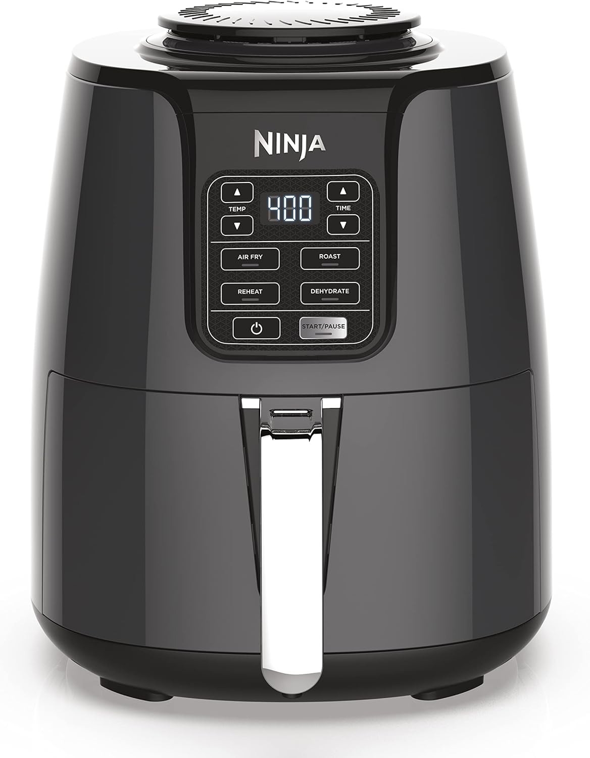 Ninja Air Fryer, Roast, Bake, Air Fry, Roast, Broil, Reheats, & Dehydrates, 4-in-1, Fries, Frozen Food, Veggies, and Juicy Meat, Less Oil, Easy Meals, Healthy Meals