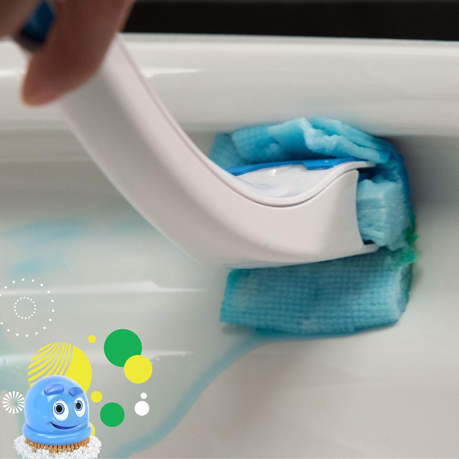 Scrubbing Bubbles Flushable Toilet Wand Refills, Fresh Brush Toilet Cleaner Refill Pads, Cleans Limescale & Fights Odors, Citrus Scent, 20 Count, Pack of 1