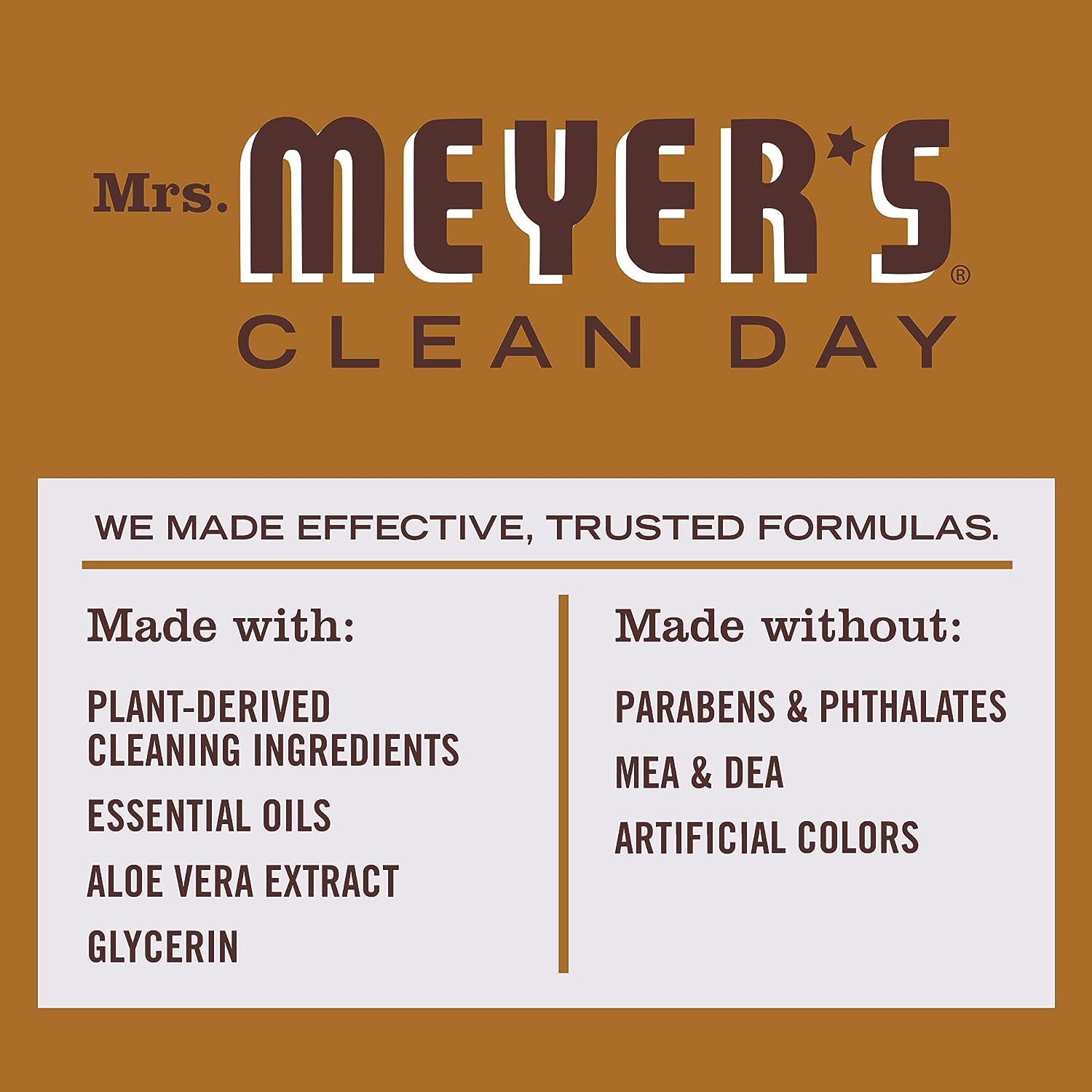 Mrs. Meyer's Liquid Dish Soap, Biodegradable Formula, Lemon Verbena, 16 Fl. Oz - Pack Of 3