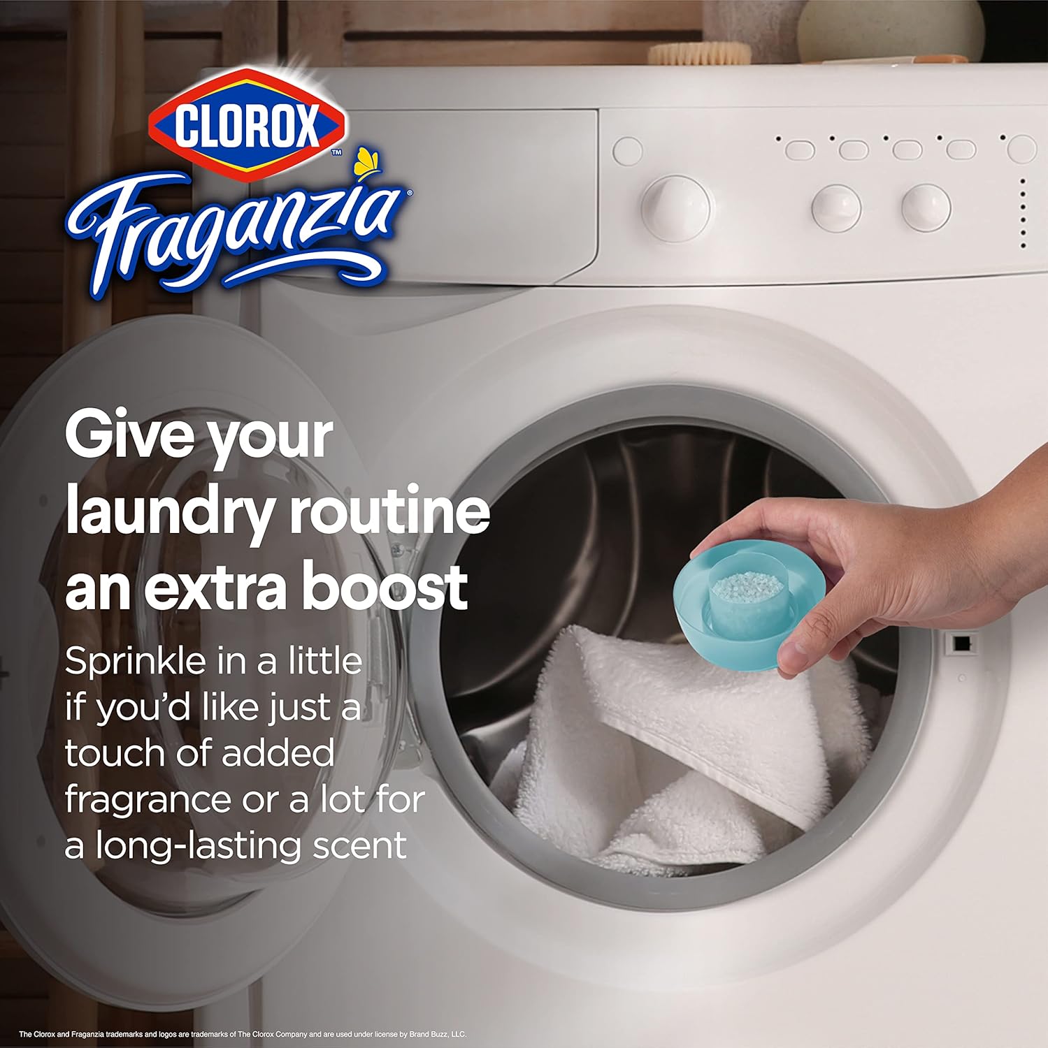 Clorox Fraganzia In-Wash Scent Booster Crystals in Ocean Scent, 18 Oz Twin Pack | Laundry Scent Booster Crystals | In-wash Scent Booster for Fresh Laundry in Ocean Scent 18 Ounce Twin Pack, 36oz