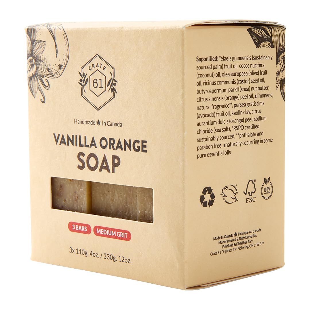 Handmade Vegan Natural Bar Soap Cold Pressed For Face And Body, With Premium Essential Oils, Eucalyptus & Peppermint For Men And Women 3 Pack (Lavender)