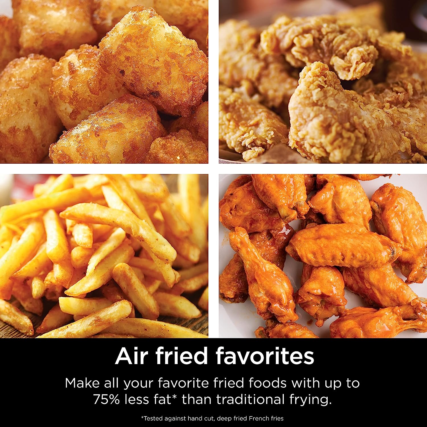 Ninja Air Fryer, Roast, Bake, Air Fry, Roast, Broil, Reheats, & Dehydrates, 4-in-1, Fries, Frozen Food, Veggies, and Juicy Meat, Less Oil, Easy Meals, Healthy Meals