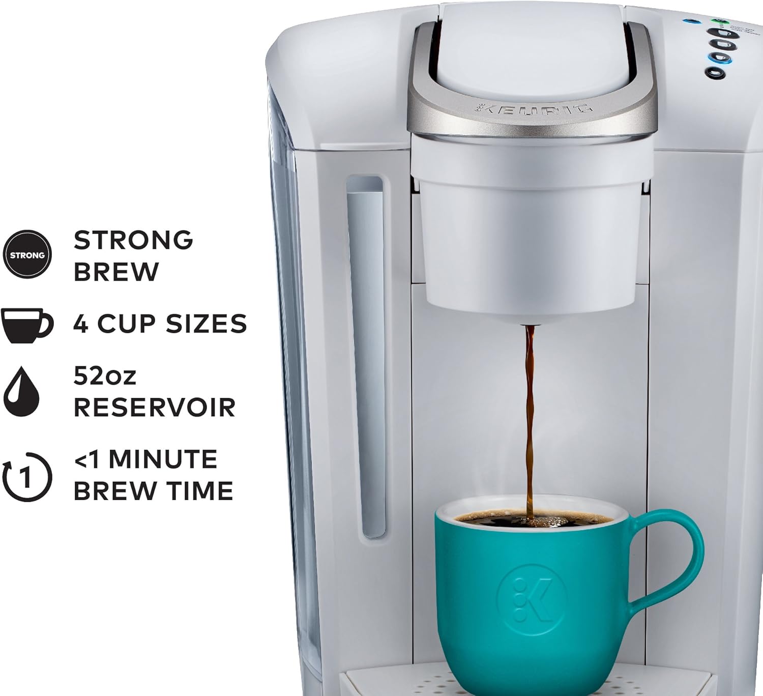 Keurig K-Select Single-Serve K-Cup Pod Coffee Maker, Matte Black