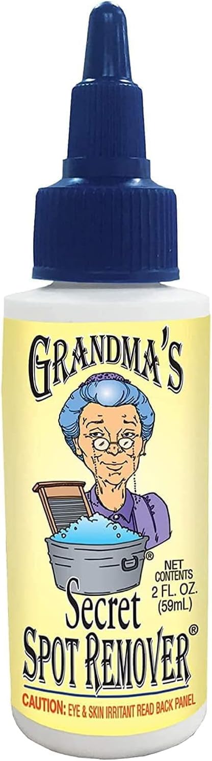 Grandma's Secret Spot Remover Laundry Spray - Chlorine, Bleach and Toxin-Free Fabric Stain Remover for Clothes - Removes Oil, Paint, Blood and Pet Stains - 16 Oz, 2 Pack