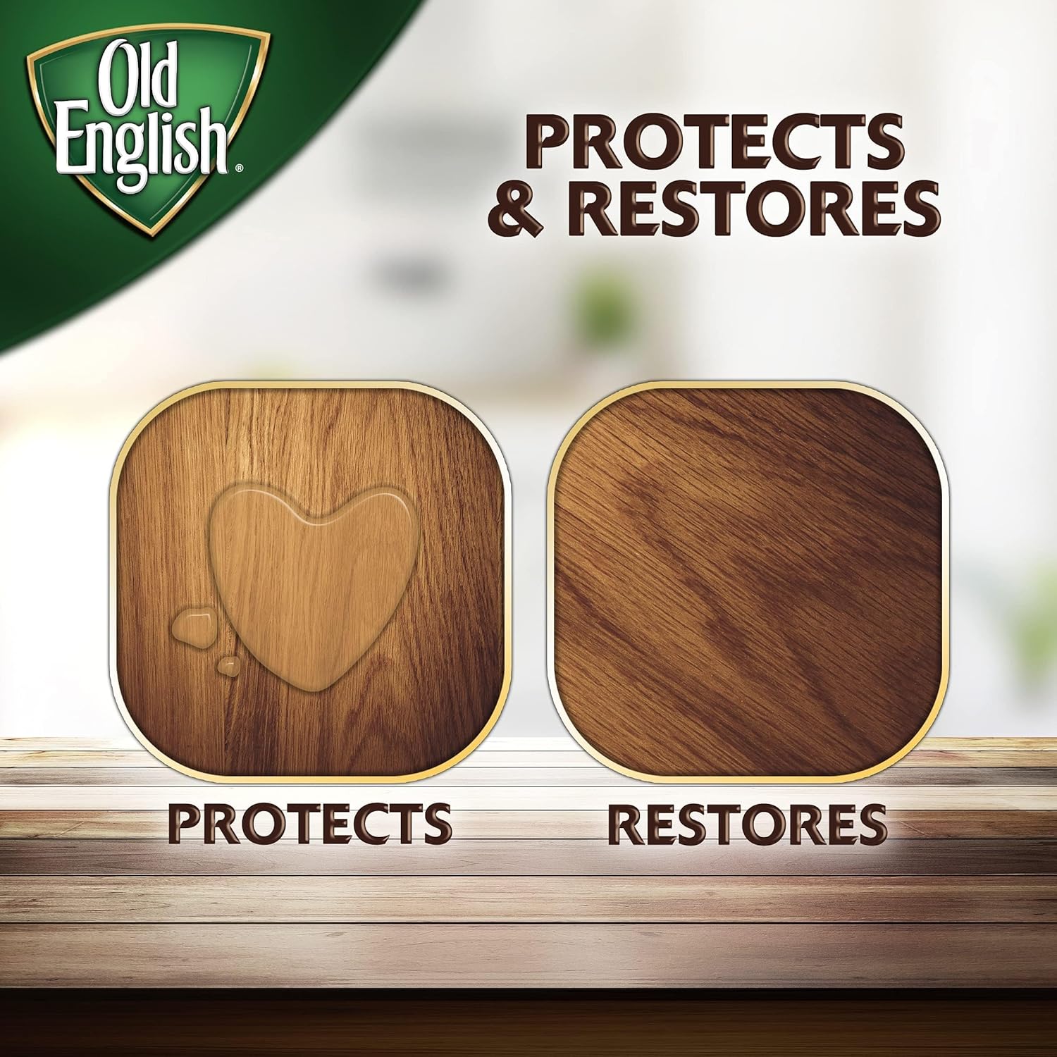 Old English 75144 Scratch Cover For Dark Woods, 8oz Bottle, Wood Polish