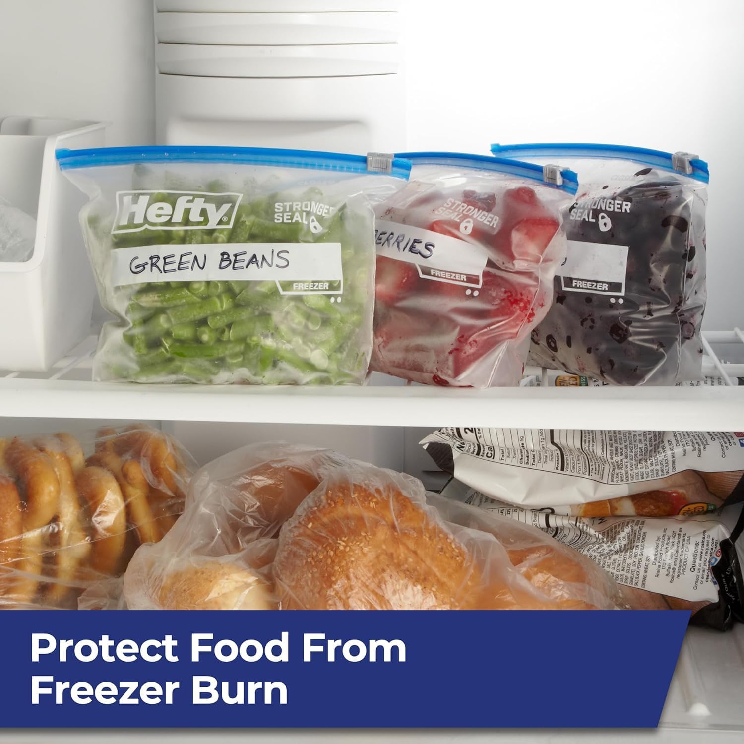 Hefty Slider Storage Bags, Quart Size, 78 Count