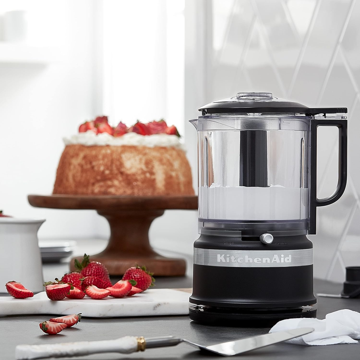 KitchenAid 5 Cup Food Chopper - KFC0516, Empire Red