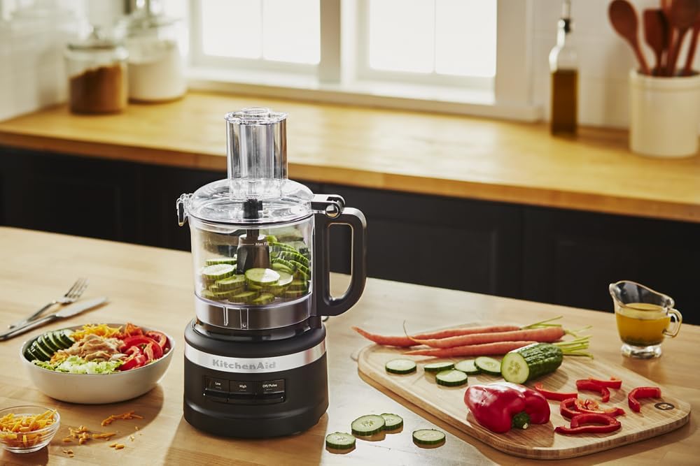 KitchenAid KFP0718CU Food Processor, 7 Cup, Contour Silver