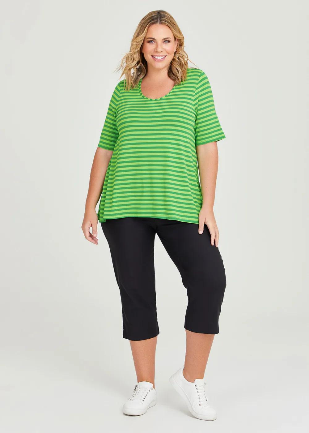 Natural Stripe Essential T-Shirt