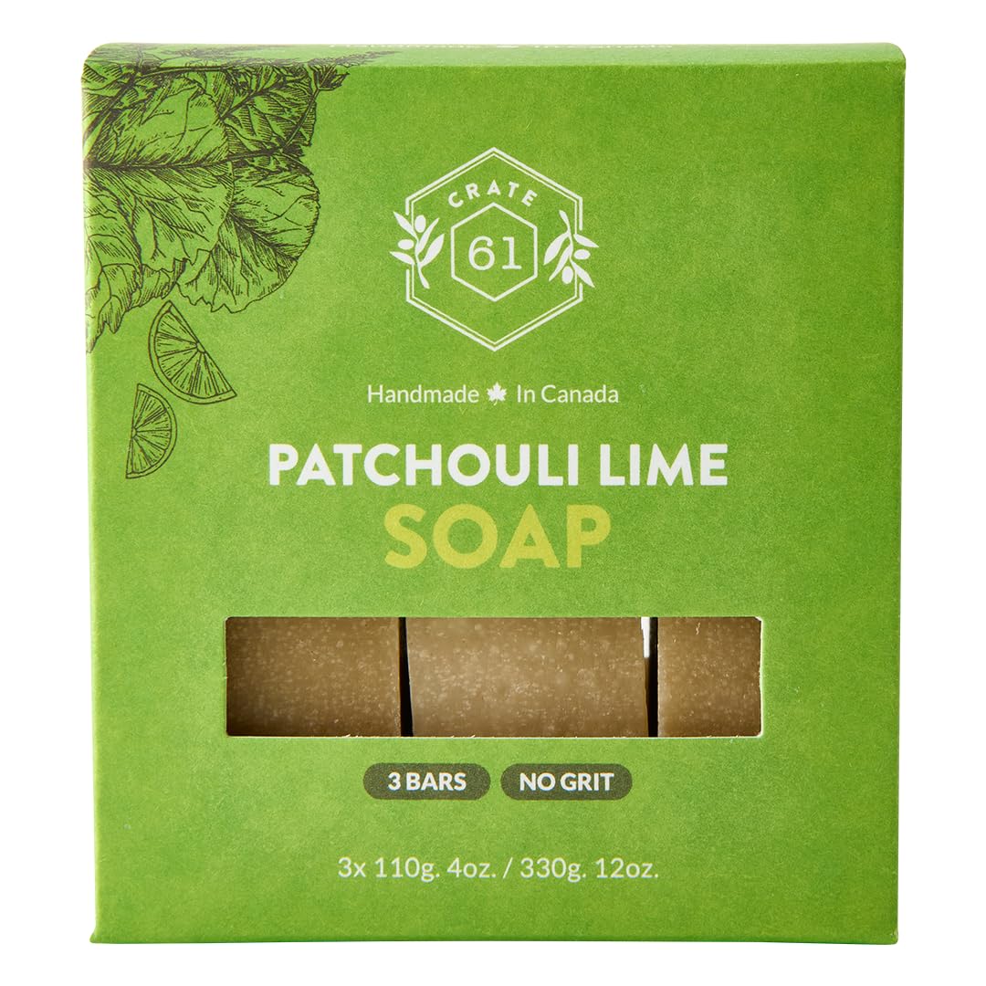 Handmade Vegan Natural Bar Soap Cold Pressed For Face And Body, With Premium Essential Oils, Eucalyptus & Peppermint For Men And Women 3 Pack (Lavender)