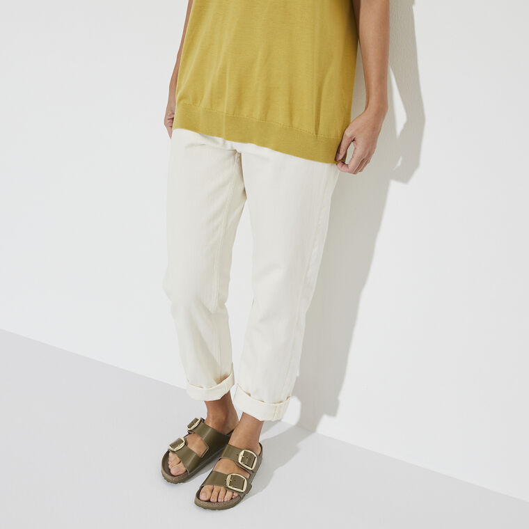 Arizona Big Buckle Natural Leather Patent