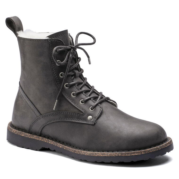 Bryson Shearling Oiled Nubuck Leather