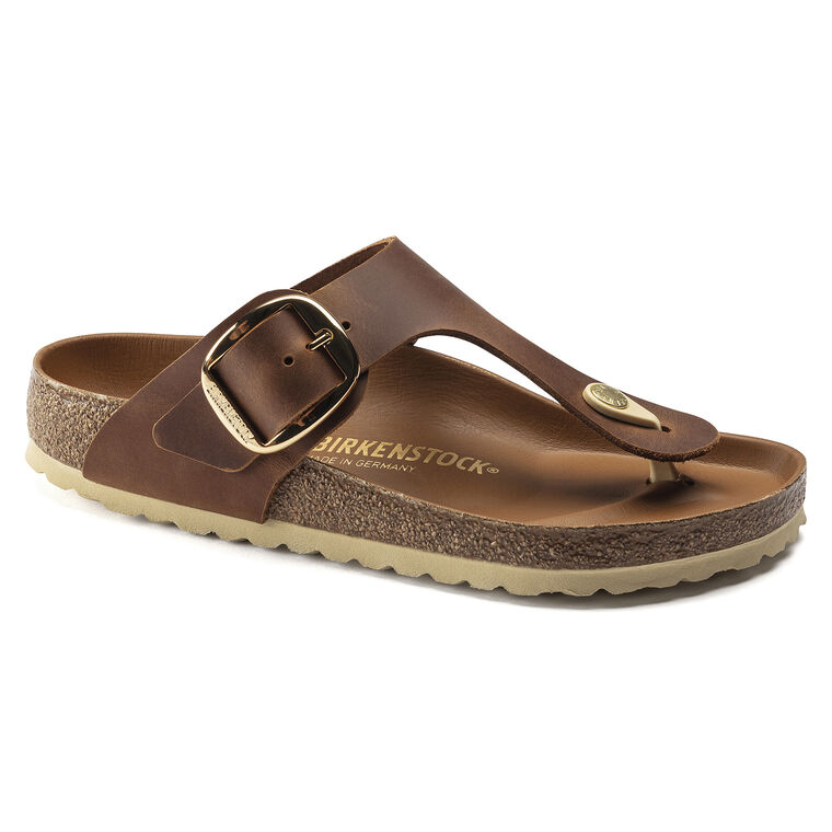 Gizeh Big Buckle Oiled Nubuck Leather
