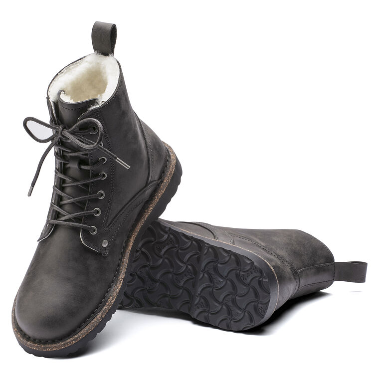 Bryson Shearling Oiled Nubuck Leather