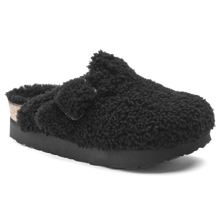 Boston Big Buckle Platform Shearling