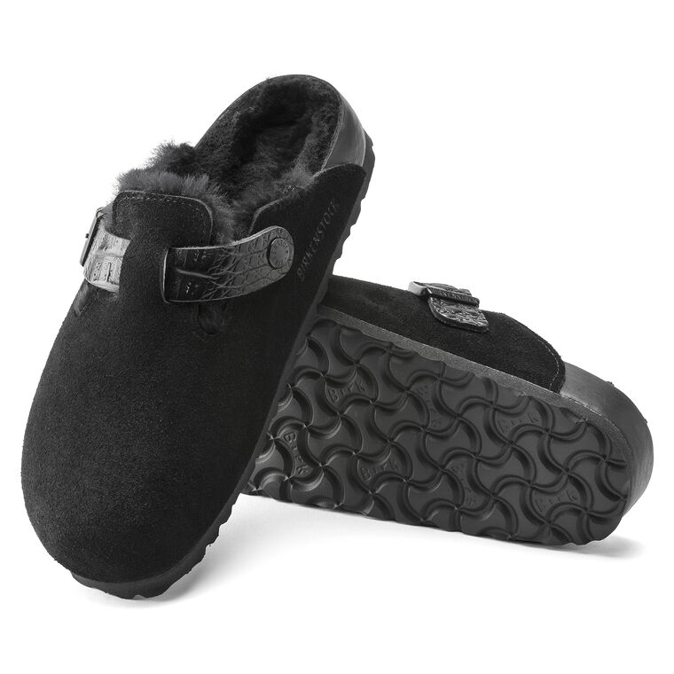 Boston Shearling Suede Leather
