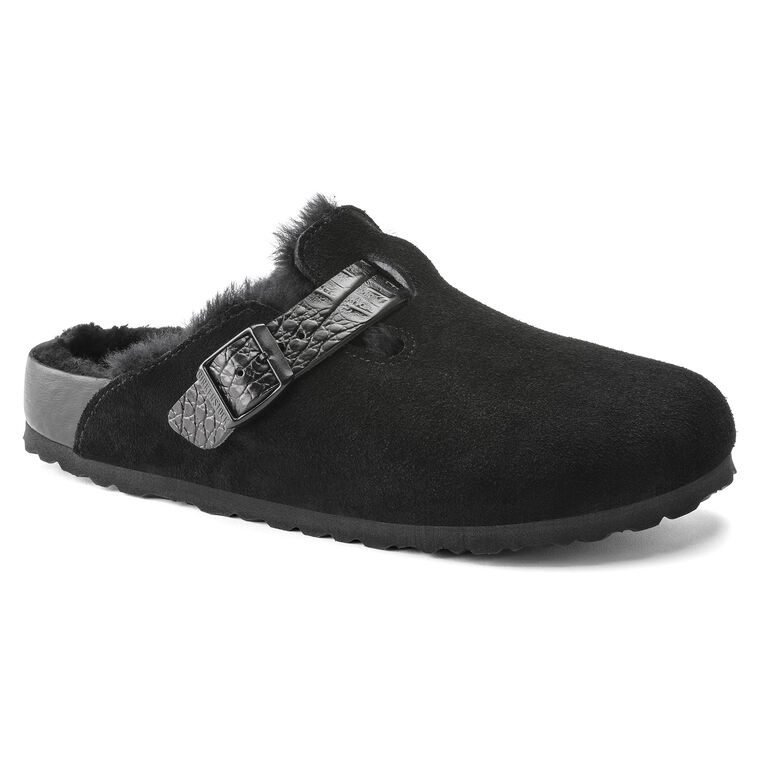 Boston Shearling Suede Leather