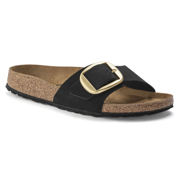 Madrid Big Buckle Nubuck Leather