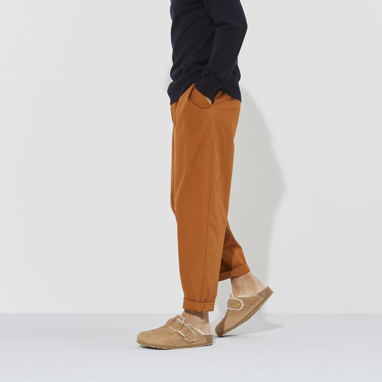 Boston Bold Shearling Nubuck Leather