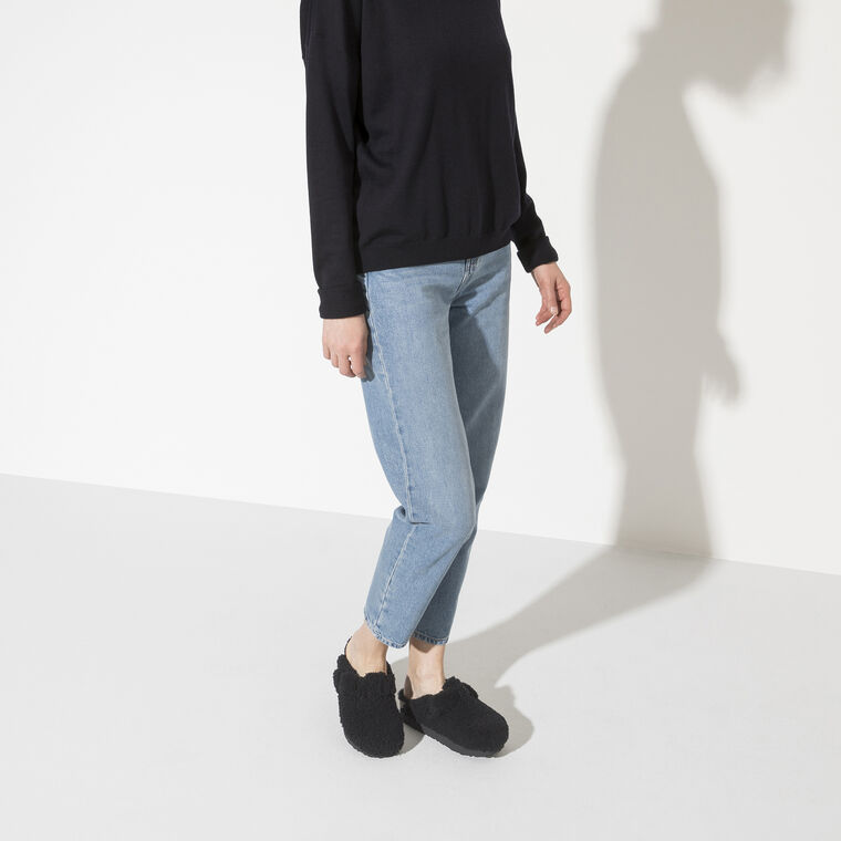 Boston Big Buckle Platform Shearling