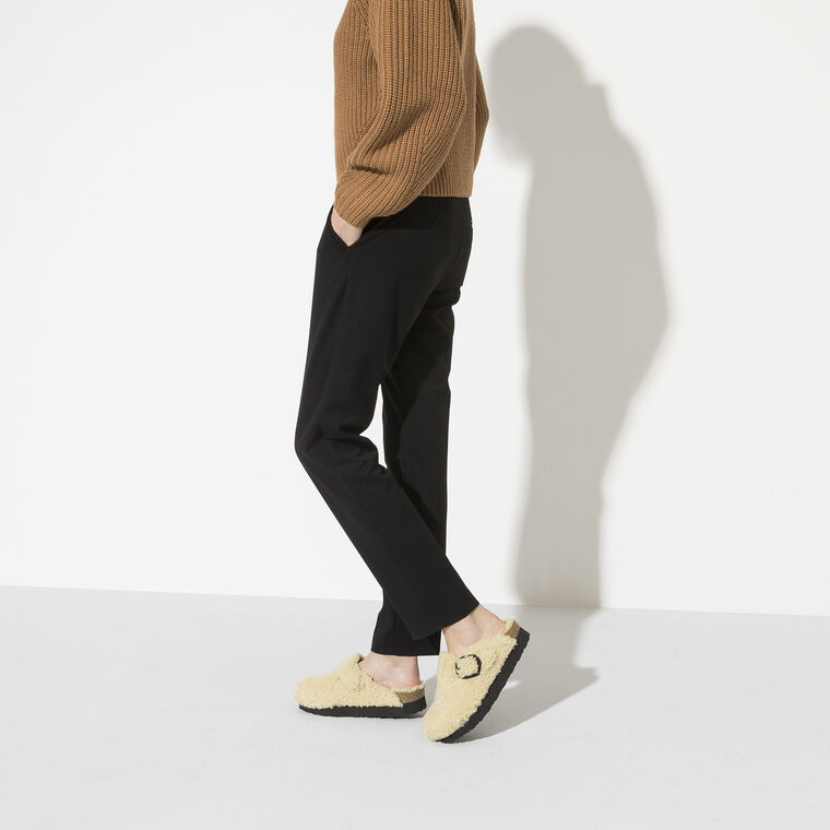 Boston Big Buckle Platform Shearling