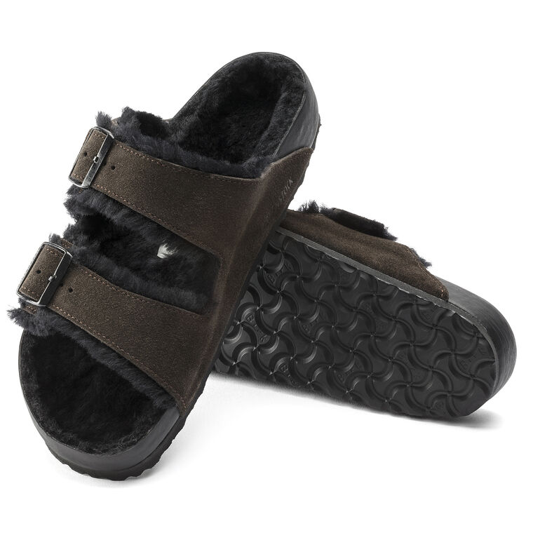Arizona Shearling Suede Leather