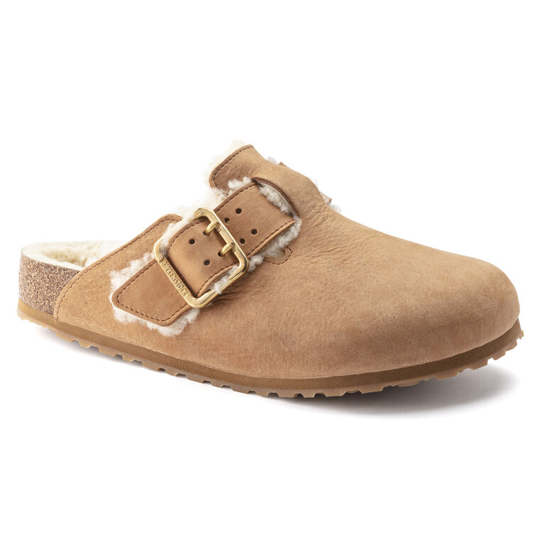 Boston Bold Shearling Nubuck Leather