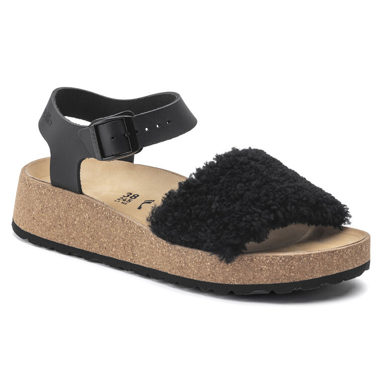 Glenda Natural Leather/ Shearling