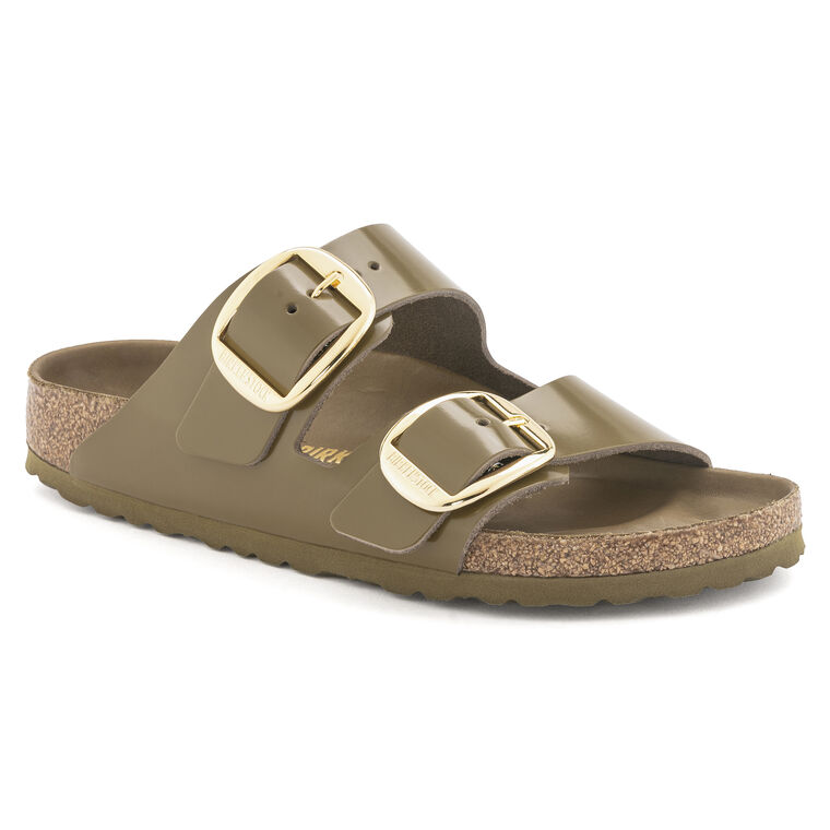 Arizona Big Buckle Natural Leather Patent
