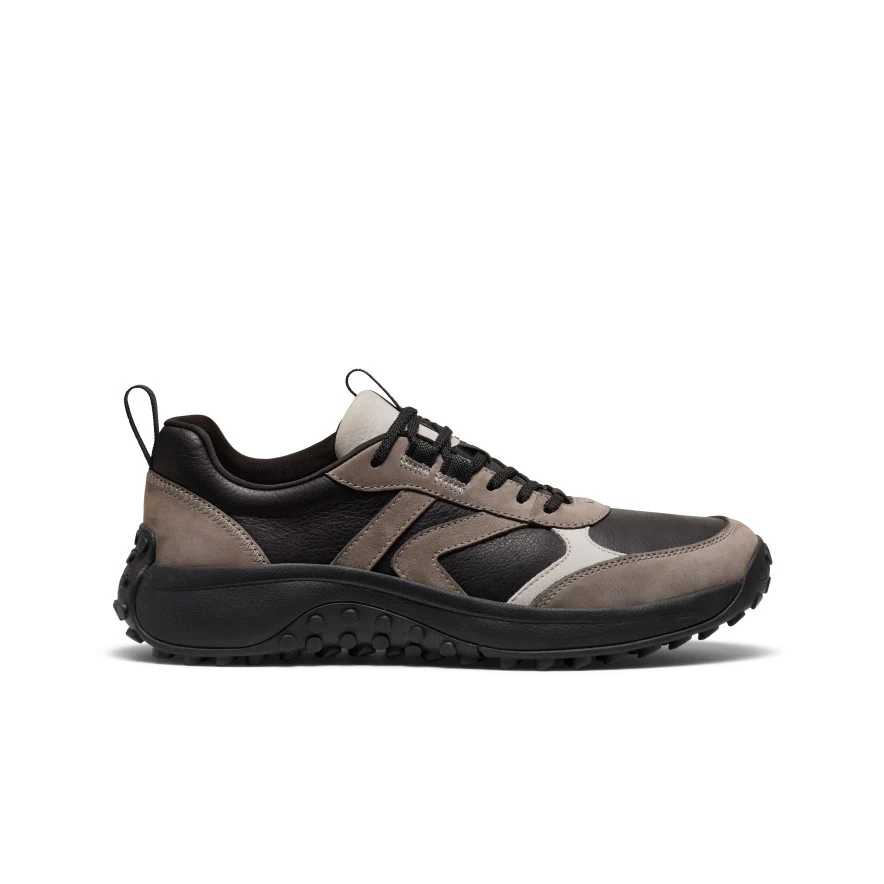 Men's KS86 Leather Sneaker | Black/Steel Grey