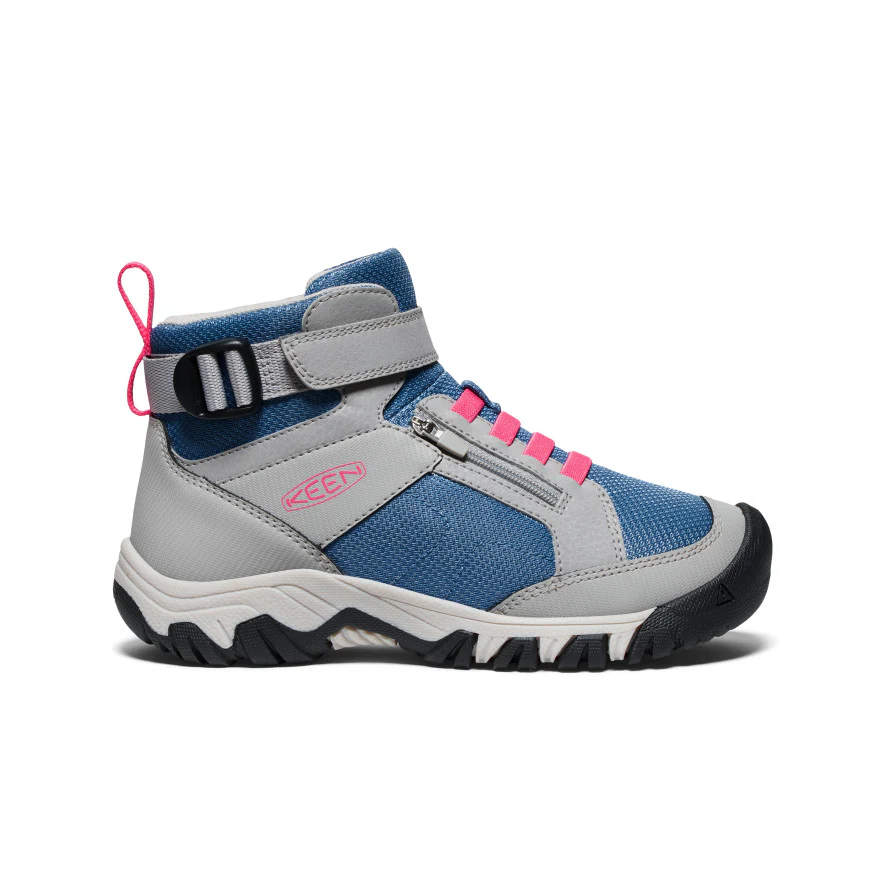 Big Kids' Targhee Boundless Hiking Boot | Alloy/Rouge Red