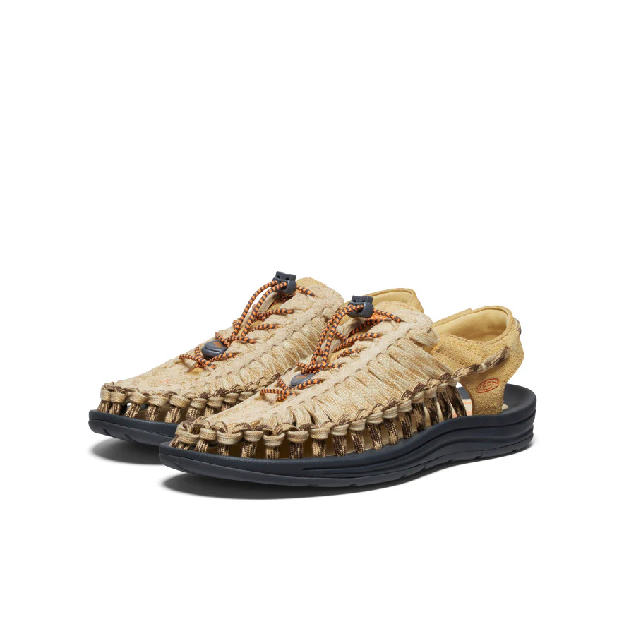 Men's UNEEK Flat Cord Sneaker x SNS | New Wheat/Reed Yellow