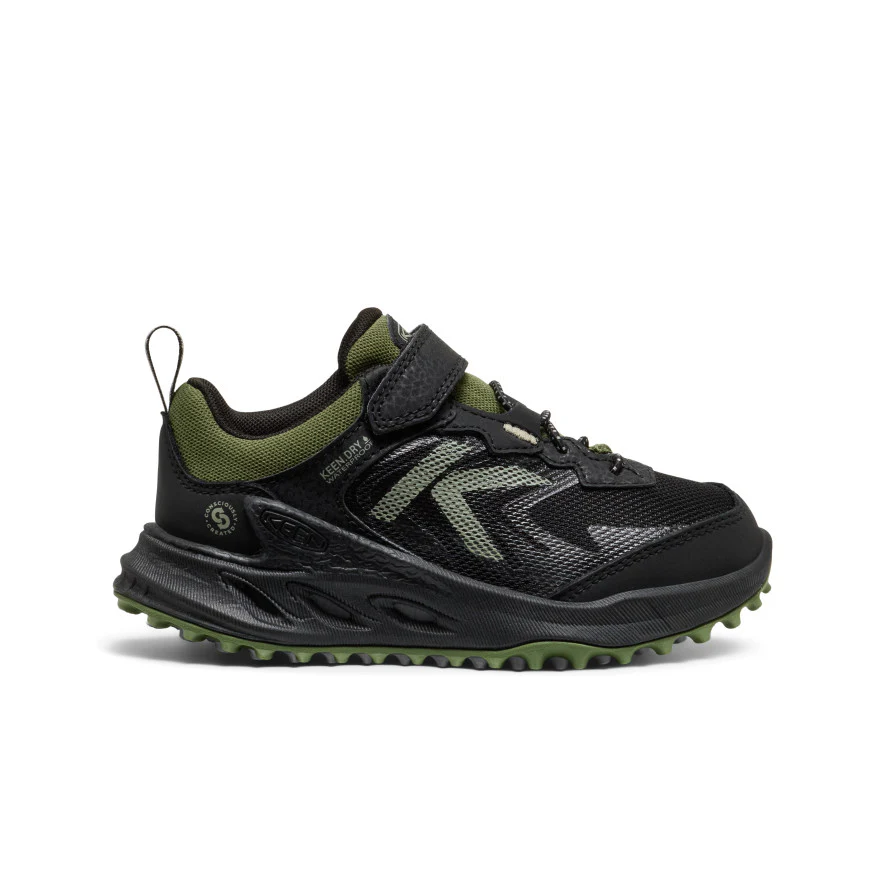 Little Kids' Zionic Waterproof Shoe | Black/Bronze Green