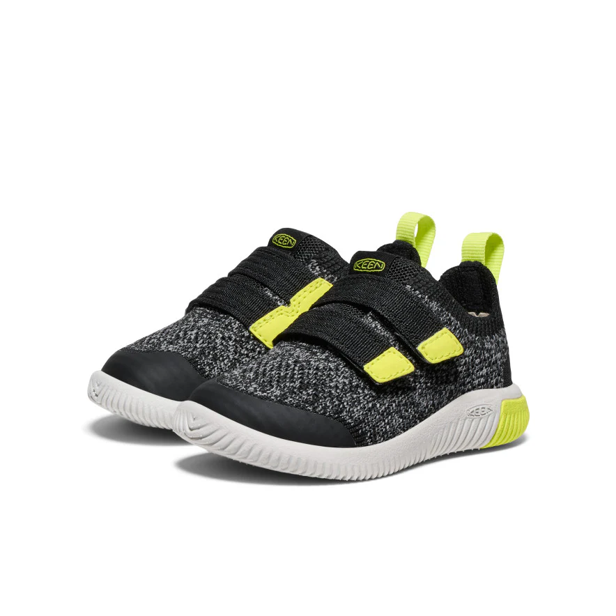 Toddlers' KNX Knit Double Strap | Black/Evening Primrose