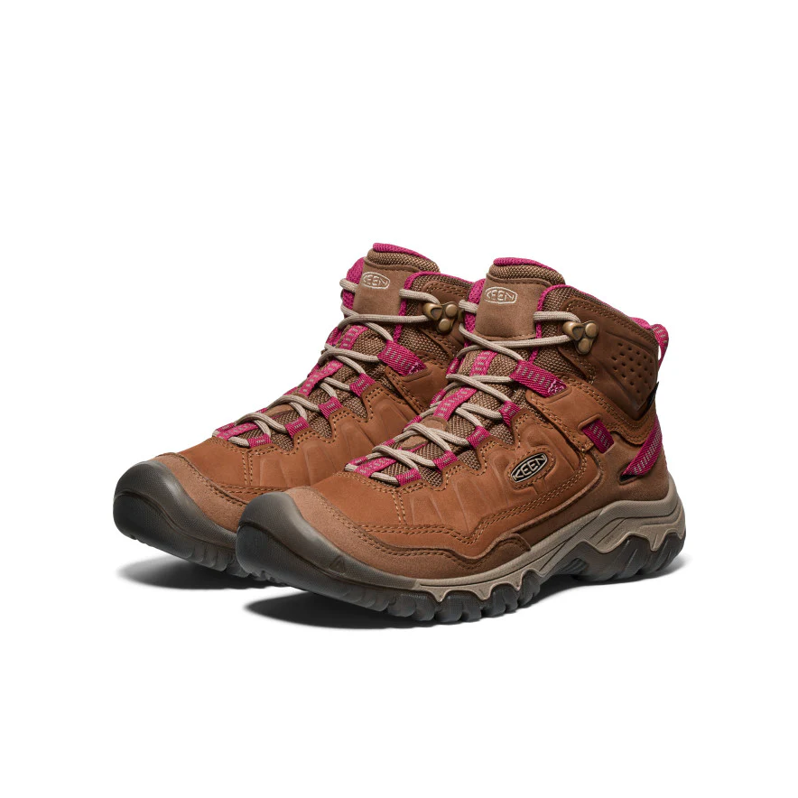 Women's Targhee IV Waterproof Hiking Boot | Bison/Beaujolais