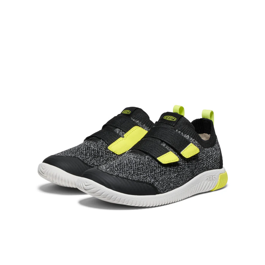Big Kids' KNX Knit Double Strap | Black/Evening Primrose