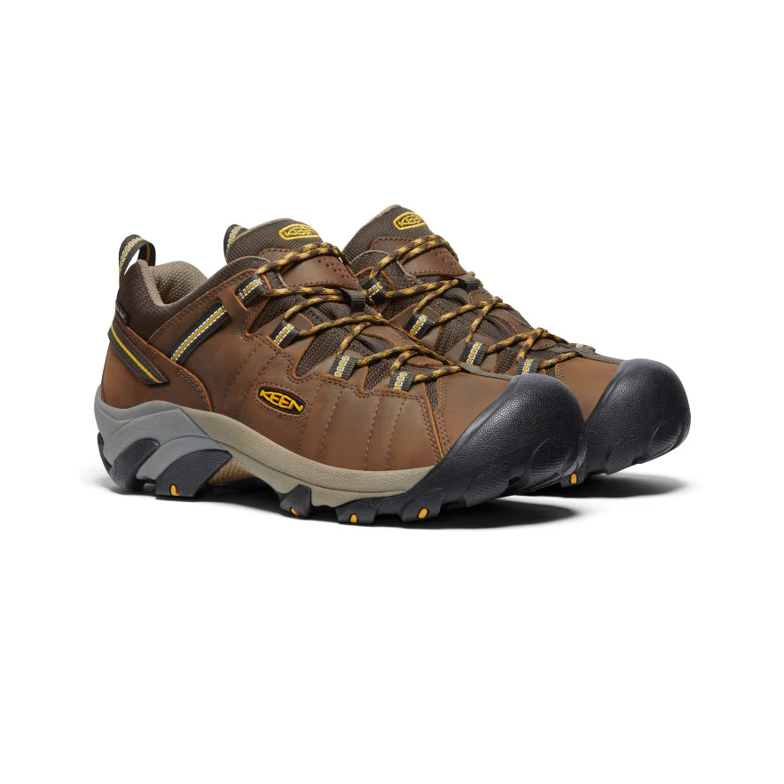 Men's Targhee II Waterproof Wide | Cascade Brown/Golden Yellow