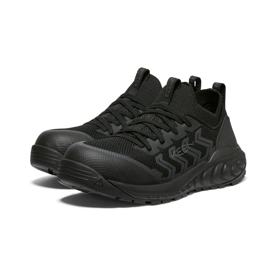 Women's Arvada Shift Work Sneaker (Carbon Toe) | Black/Magnet