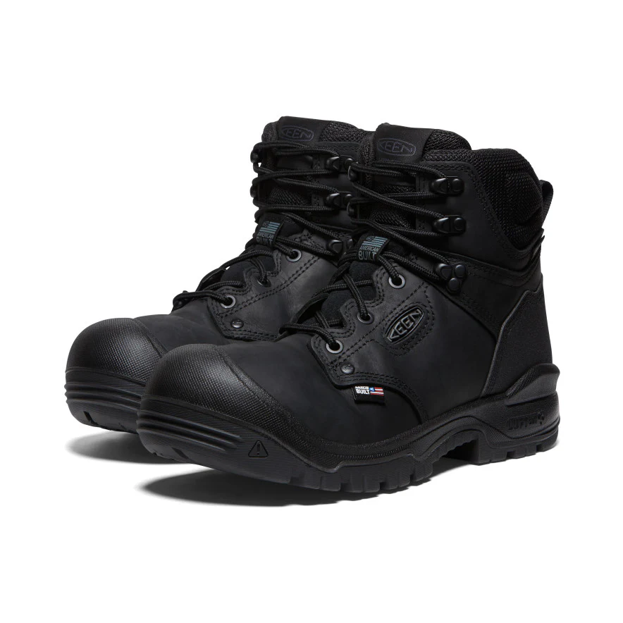 Men's Independence 6 Waterproof Boot (Soft Toe) | Black/Black